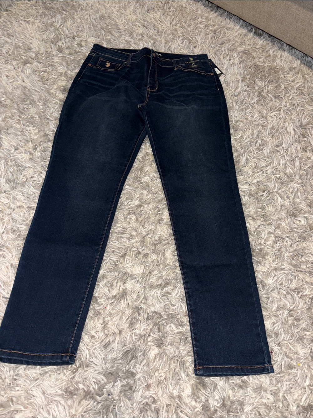 U.S. Polo Assn. Women Size 17 Super Skinny High Rise Jeans